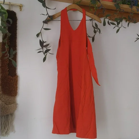 Patagonia Halter Dress M Back Tie - Picture 7 of 7